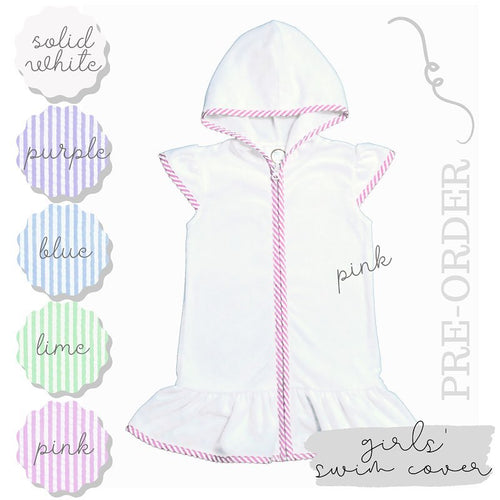 Girl's Terrycloth Swimsuit Cover Up