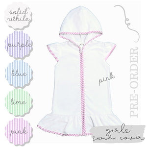 Girl's Terrycloth Swimsuit Cover Up