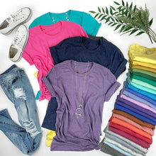 Load image into Gallery viewer, {Give Thanks} leopard pumpkin + cotton screen print tee