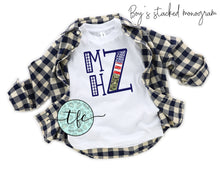 Load image into Gallery viewer, {Patriotic Monogram} Youth sublimation tees