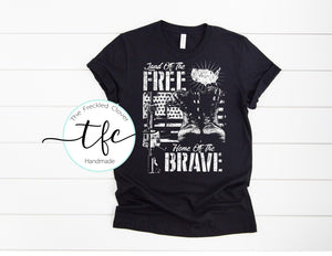 {Land Of The Free.  Home Of The Brave}