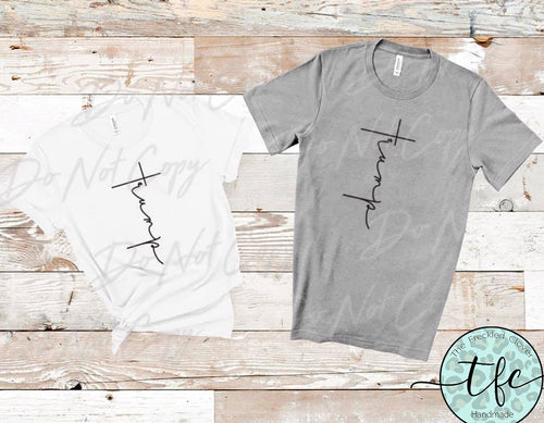 {Trump Script} screen print tee