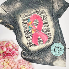 Load image into Gallery viewer, {Breast Cancer Awareness} distressed tee