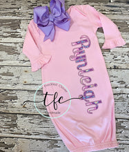 Load image into Gallery viewer, {Applique Name Baby Gown}