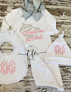 {Monogrammed Baby Bib}