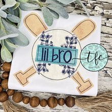 Load image into Gallery viewer, {Baseball/Softball on Bats} applique design