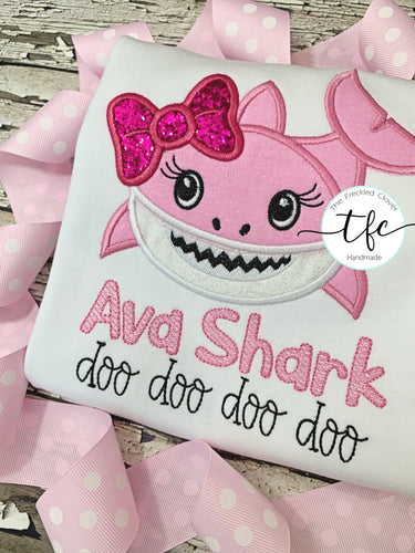 {Baby Shark} Personalized Girl Shark
