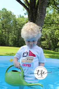 {Pirate Ship} applique tee
