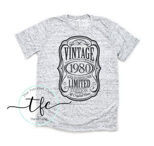 {Vintage Birthday} tee