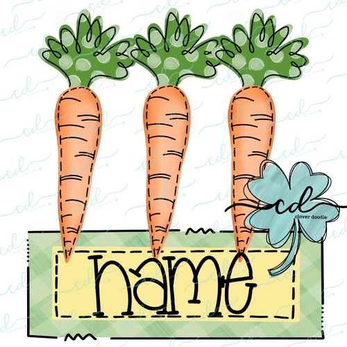 {Easter Carrot Trio} Boy's SUBLIMATION Tee