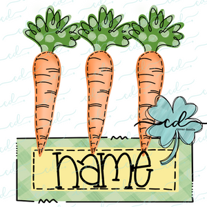 {Easter Carrot Trio} Boy's SUBLIMATION Tee