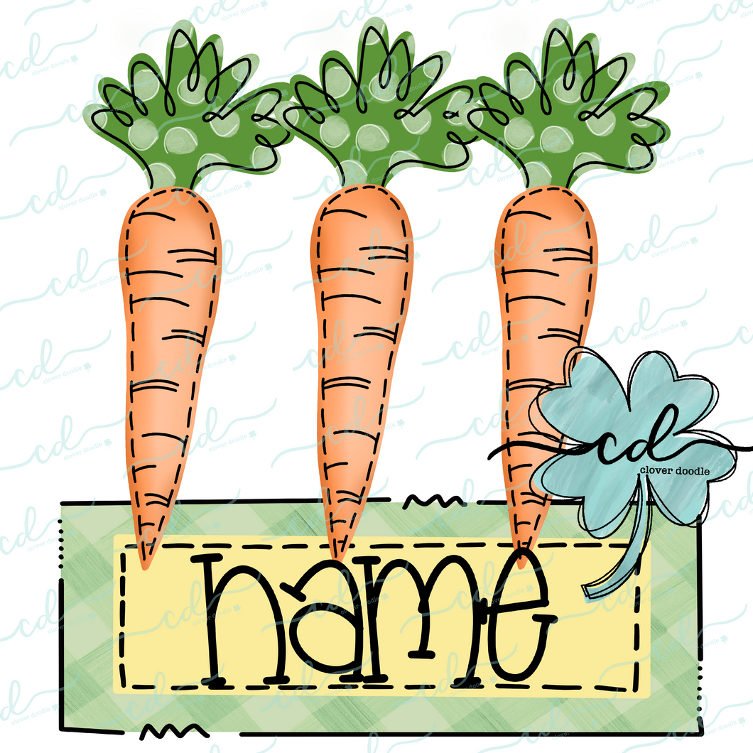 {Easter Carrot Trio} Boy's SUBLIMATION Tee