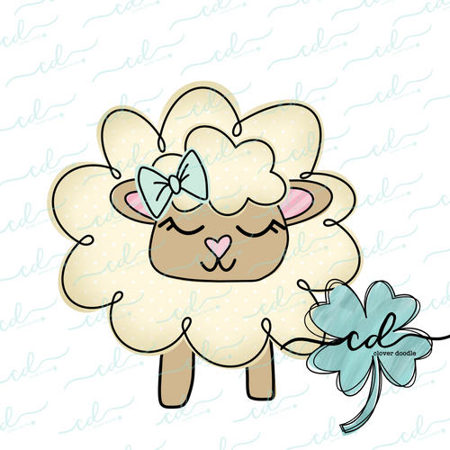 {Sally Sheep} Girl's SUBLIMATION Tee