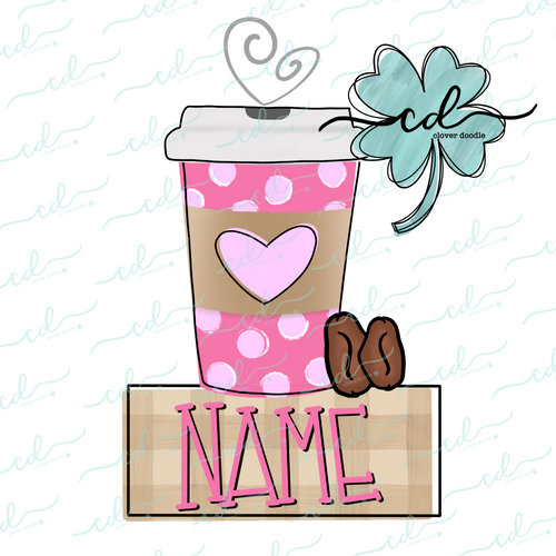{Valentine's Day Coffee} SUBLIMATION Tee