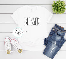 Load image into Gallery viewer, {Simply Blessed} screen print tee