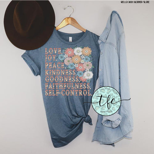 {Fruits Of The Spirit} screen print tee