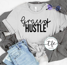 Load image into Gallery viewer, {Grace + Hustle} screen print tee