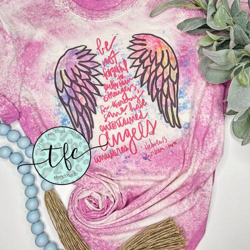 {Hebrews 13:2} distressed tee