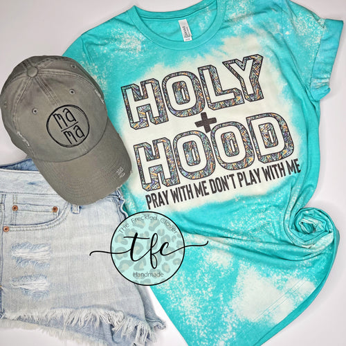 {Holy + Hood}  distressed tee