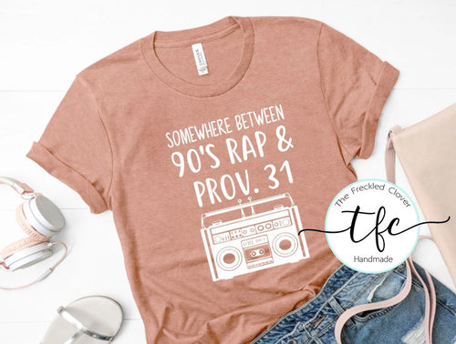{90s Rap + Prov. 31} screen print tee