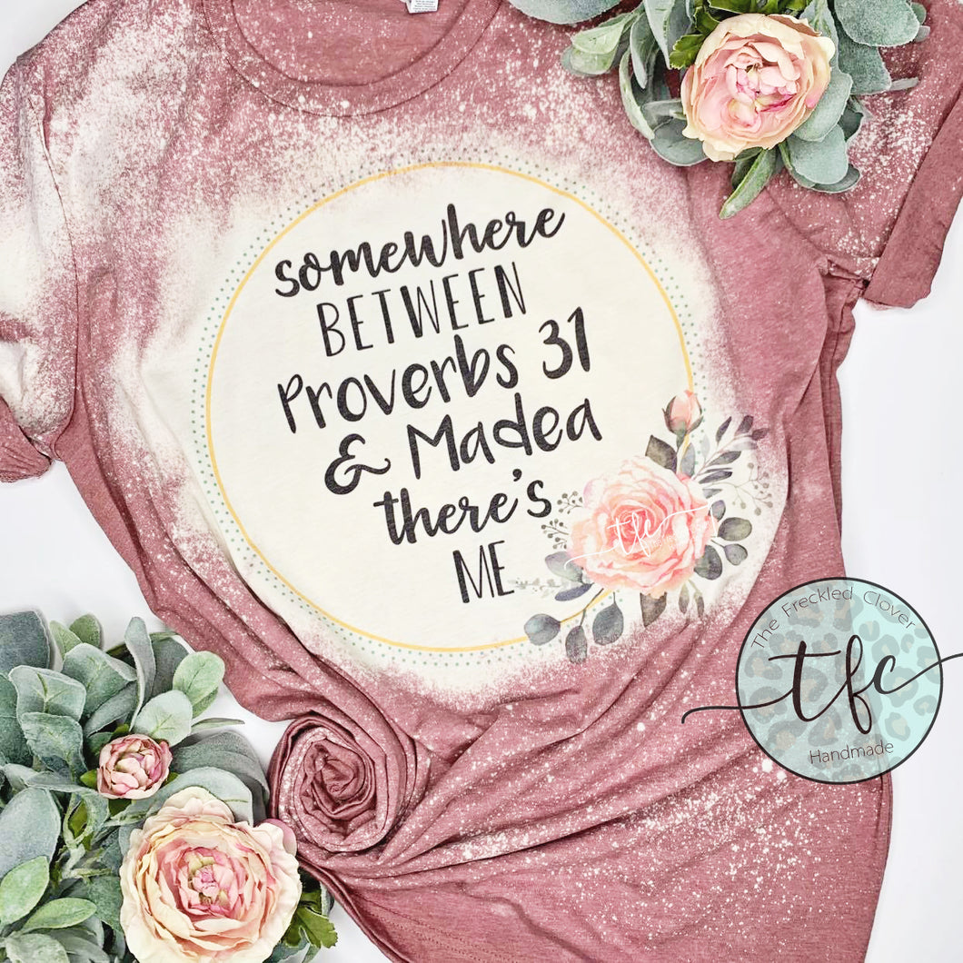 {Proverbs + Madea} distressed tee