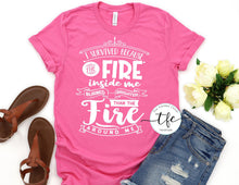 Load image into Gallery viewer, {I Survived The Fire} screen print tee