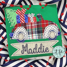 Load image into Gallery viewer, {Christmas VW Bug} applique tee