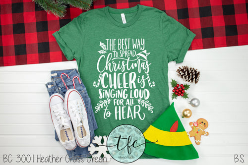 {Christmas Cheer} screen print tee