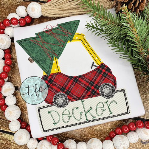 {Cozy Christmas Coupe} applique design