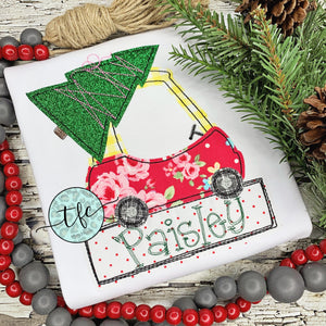 {Cozy Christmas Coupe} applique design