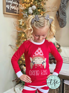 {Holiday Elf- boy/girl options} applique tee