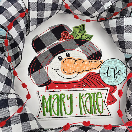 {Jackie Frost} applique design