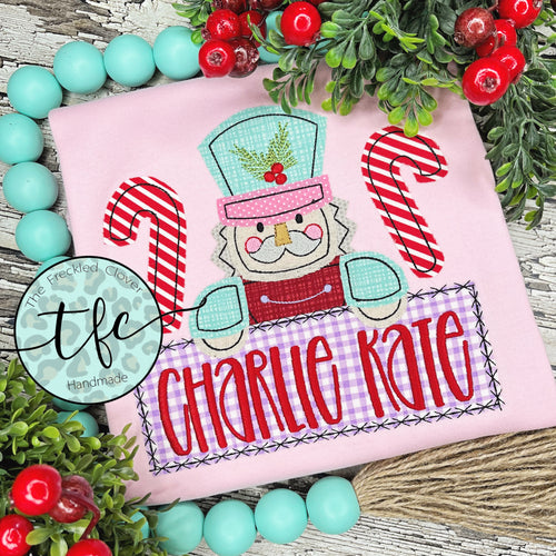 {Christmas Nutcracker- unisex} applique tee