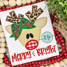 Load image into Gallery viewer, {Rita Reindeer} Applique tee