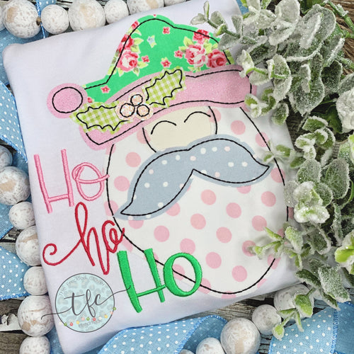{Whimsy Santa} applique design