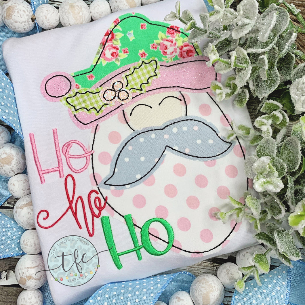 {Whimsy Santa} applique design