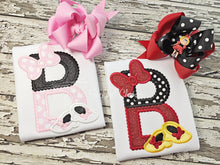Load image into Gallery viewer, {Girl Mouse Letter Applique}
