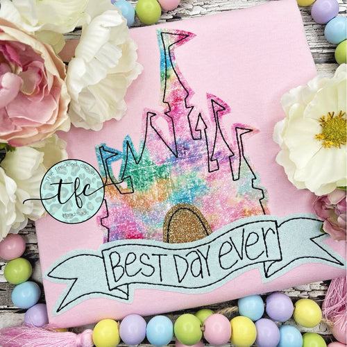 {Best Day Ever- Magic Kingdom} applique tee