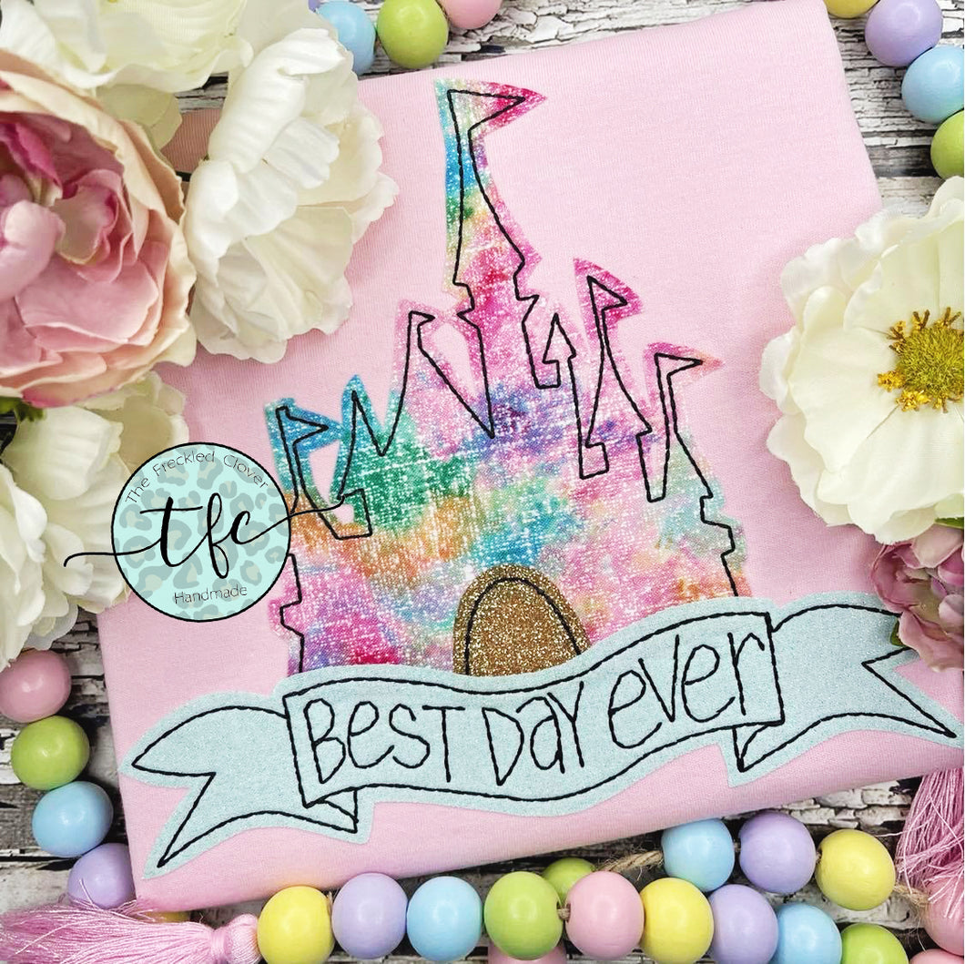 {Best Day Ever- Magic Kingdom} applique tee