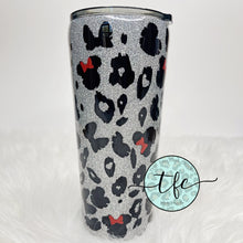 Load image into Gallery viewer, {Cheetah Print +Girl Mouse} tumbler