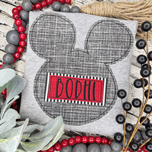 Load image into Gallery viewer, {Simple Mickey Mouse} applique tee