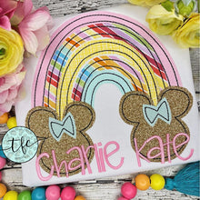 Load image into Gallery viewer, {Minnie Mouse Rainbow} applique tee *color options
