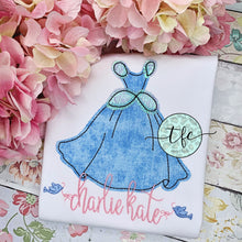 Load image into Gallery viewer, {Cinderella Dress} applique tee