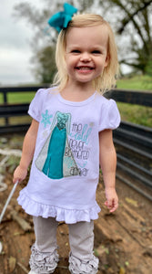 {Queen Elsa} applique tee