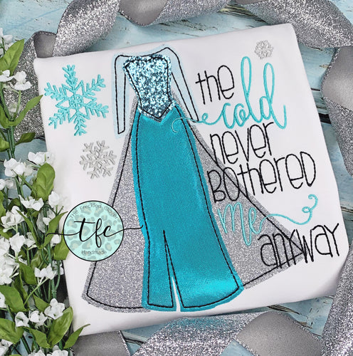 {Queen Elsa} applique tee