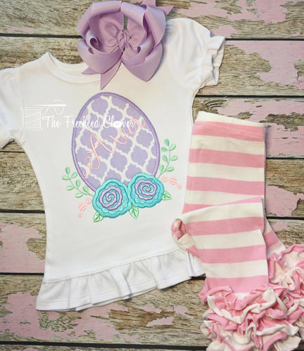 {Floral Easter Egg}