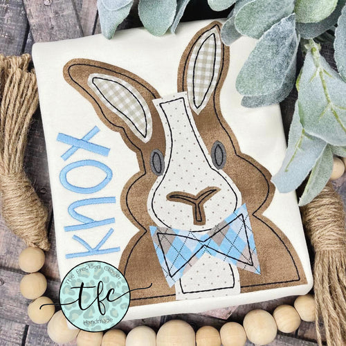 {Dapper Lil Easter Bunny} applique tee