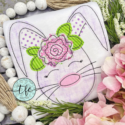 {Bethany Bunny} applique tee