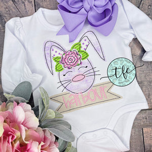 {Bethany Bunny} applique tee