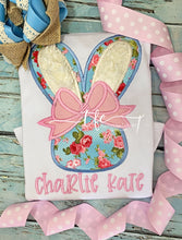 Load image into Gallery viewer, {Floral Easter Bunny} Applique tee